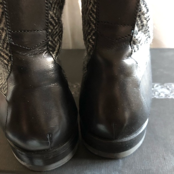 Men’s leather and fabric boots - Picture 3 of 9